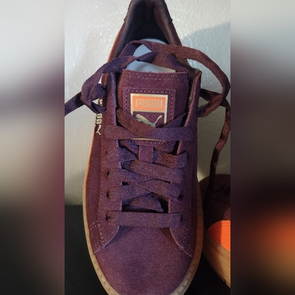 PUMA Suede Platform Trace ‘Winetasting Flame’ sneakers - Picture 6 of 10